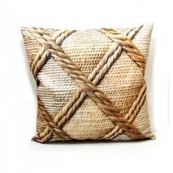 Poduszka Dekoracyjna Nadruk 3D Plecione Boho 45x45cm